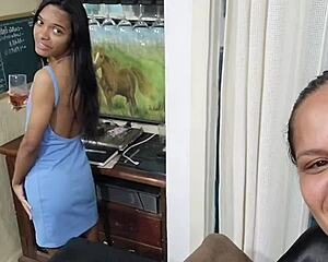 jasmine santanna takes big macky deep, i'm scared but next up for anal amateurs