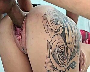 Skinny Teen Lets Older Stud Raw Dog Her Tight Hairy Pussy Till Swollen Creampie Orgasm!