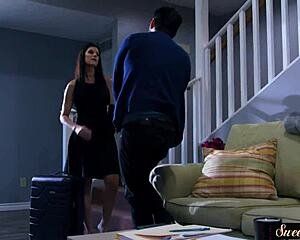 wanna see classy milf get cum covered after bent over doggystyle pounding?