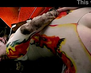 tiny 18+ anal bug lily thot crawls through mud for rough outdoor submission