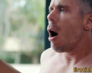 gorgeous latina babe rides her lover's cock hard