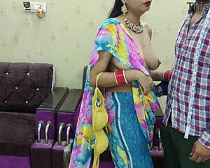 Beautiful indian teen punished hard by tailor riding his monster cock tight pussy