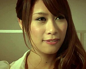 Japanese babe Rika Aiba's hairy pussy gets dicked deep 😈🍑🍆