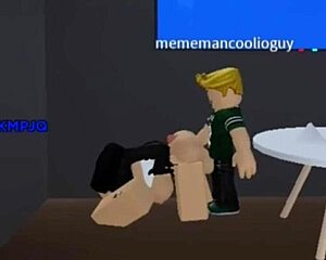 ¡Roblox Stranger Pounds My Big Tits Ass In Wild Porn Fuck!