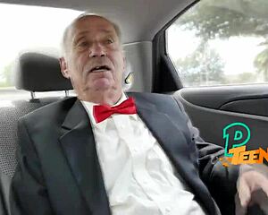 horny grandpa pounds teen with his old johnson!