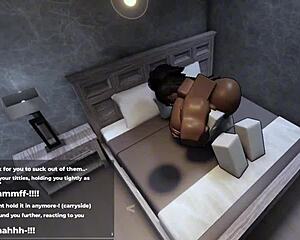 damn roblox thick ebony got me squeezin her huge tits while she shakes that big ass!