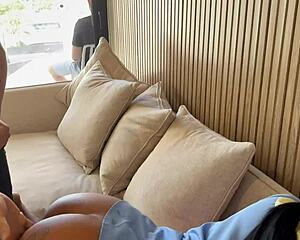 Stepmom takes stepson's cum then friends join freeuse pounding her big tits and ass