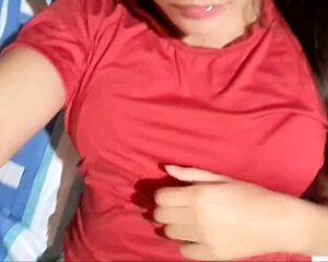 Curvy Colombian Ex-Wife's Huge Natural Tits Boobs in Homemade Dildo Domination Massage