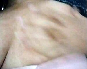 Tiny Tits Latina Fingers Pussy in Grandma's Room!