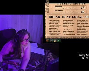 bbw brunette bares huge natural tits in secrets remaster playthrough four