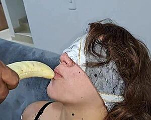 Stepsister's Big Natural Tits Tease and Grip My Cock in Taboo Play