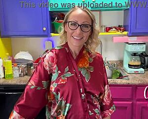 Hippie Lesbian Step Aunts' Big Tits Bounce as They Fuck Stress Away