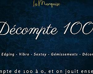 compte à rebours... stroke faster for my french joi voice dripping in your ear