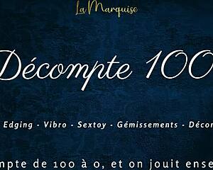 compte à rebours... stroke faster for my french joi voice dripping in your ear