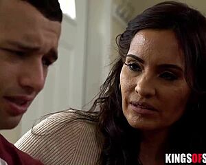 stepmom catches stepson jerking off and fucks him hard for it