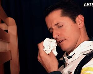 whoa russian teen gets banged hard doggystyle in german hostel dorm!