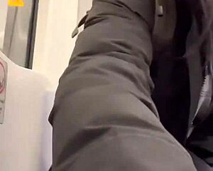 edging myself in public the thrill of getting caught as slut 😈🔥