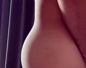 dude those tight blue leggings on this college boy's big cock ass tease