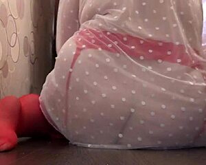 😍 watch busty milf ram dildo deep in hairy pussy close-up big saggy tits bouncing