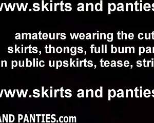 What if I flash these wet panties under my skirt?