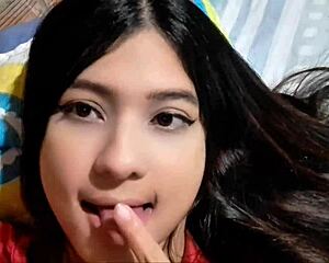 Curvy Colombian Ex-Wife's Huge Natural Tits Boobs in Homemade Dildo Domination Massage