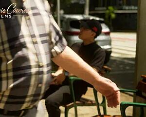 whoa my huge tits latina boss dominates stranger's massive cock wait no huge verga