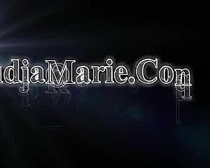 Claudia Marie swings her big low hangers around