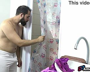 i crave my stepdaughter's tight ass 24 hours a day bending her over for anal doggystyle part 1