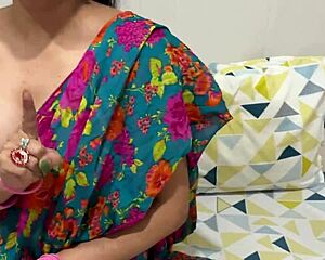 hot indian stepmom in kitchen roleplays dirty hindi talk horny with stepson