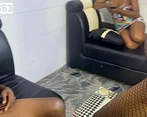 Daddy rams his monster cock deeper as I beg for rougher pounding