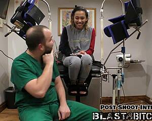 kalani luana's huge tits blasted with hot cum close up