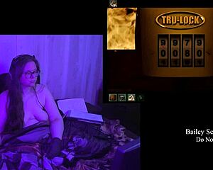 bbw brunette bares huge natural tits in secrets remaster playthrough four