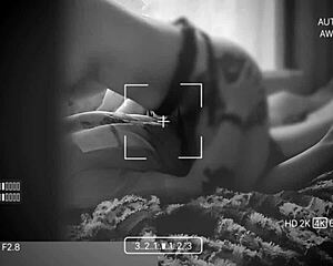 Hidden Camera Captures Cheating Wife's Big Ass Cowgirl Ride and Dildo Handjob