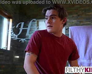 Whoa new bride milf Taylor Wild cheats bareback hardcore filled by stepson big black cock at wedding voyeur! 🔥