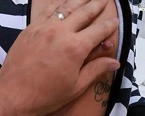 Latvian Jessi Empera Rides Cock Wild at Casting