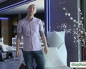 😈 stepsis bends over for stepbro's monster cock deepthroat! 🔥