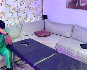 Stepmom Leyne Rodriguez's massage turns taboo with young stud's anal creampie finish