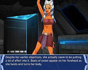 Big Tits Groped In Orange Trainer Dance