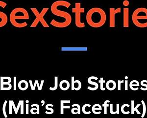 Facefuck Blowjob Slut Mia Takes It Outdoor Hard!