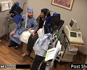 Human Guinea Pig Eliza Shields Endures Doctor's Mandatory Hitachi Orgasms!