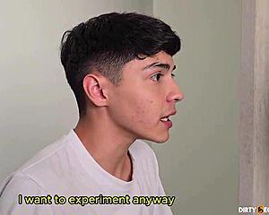 Milf's Forbidden Passion: Pounding Stepson and Friend in Bedroom Ecstasy