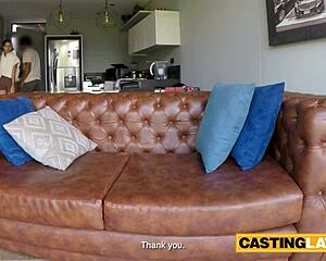 my latina teen raver body's shaking from this amazing monster cock anal casting