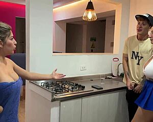 Shairapsychosex Spots Devil Khloee Riding BF's Huge Cock and Joins Wild 3some