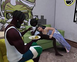 maritza mexican hood mom feels raw passion in intense gangbang ecstasy