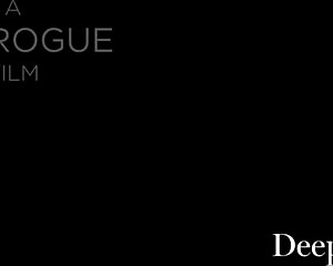 Kenna James begs for deeper thrills in intense double team action