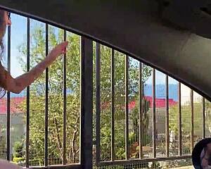 four foresters gangbang lonely widow's ass pussy and mouth in hardcore nature fuck