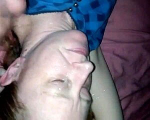 the amateur redhead masturbates wildly building to intense ORGASM with PERFECT FACIAL CUMSHOT