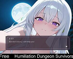 humiliation dungeon survivors demo has me stroking monster femdom