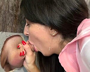 Gloryhole Slut Services Two Monster Cocks for Double Cumshots