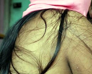 Indian Lady Bent Over Moaning Loud in Hardcore Doggy Pussy Slam